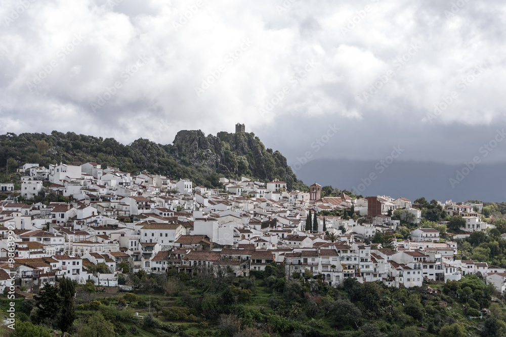 Vistas del municipio de Gaucín en la comarca de la serranía de Ronda
