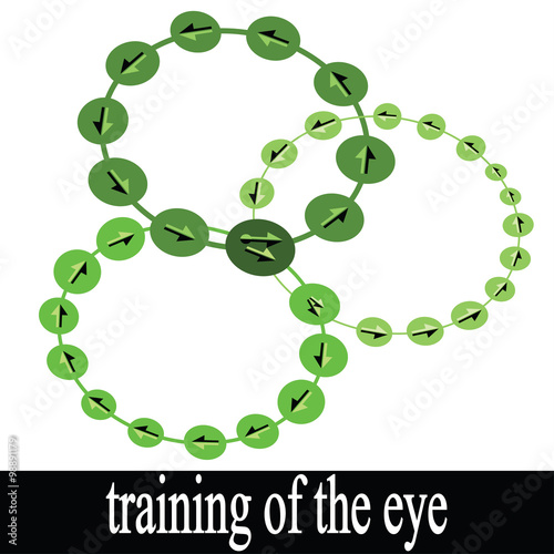 the work of gymnastics, exercises for the eyes