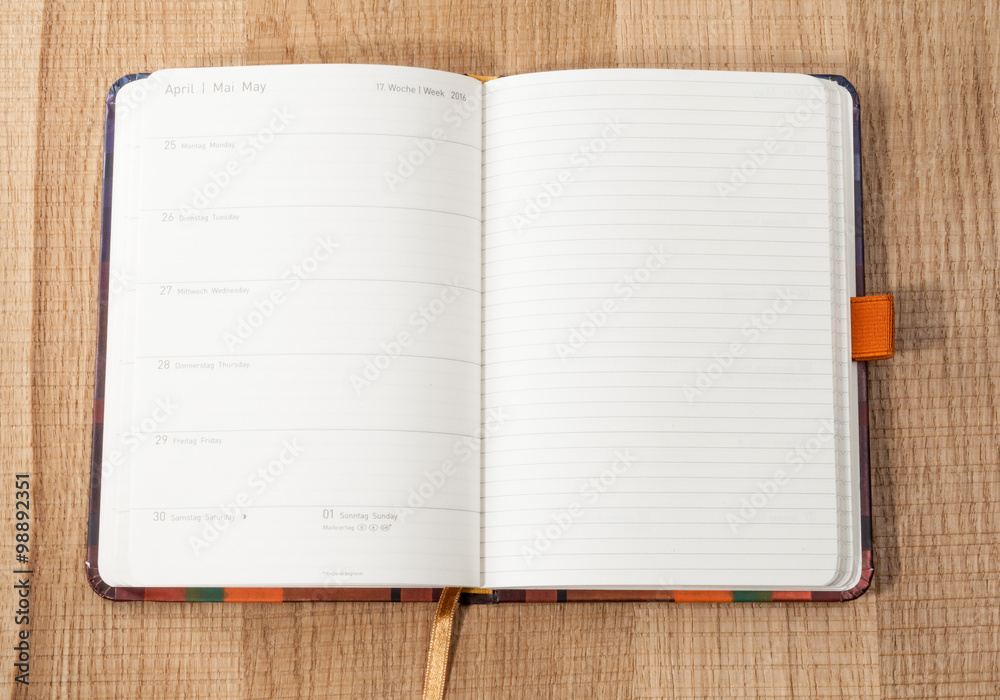 Labor Day on May 1 in the German diary