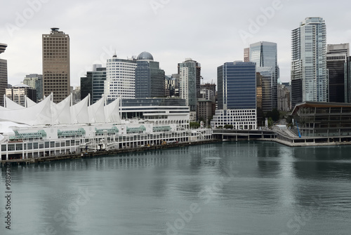 View of the harbour of Vancouver City  Canada