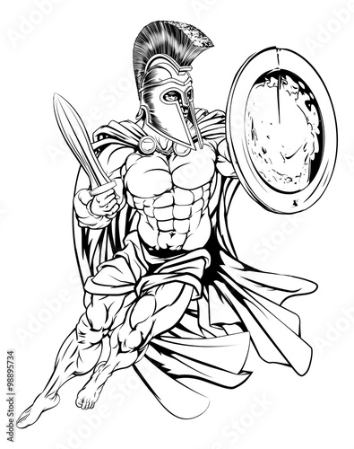 Greek Spartan Warrior