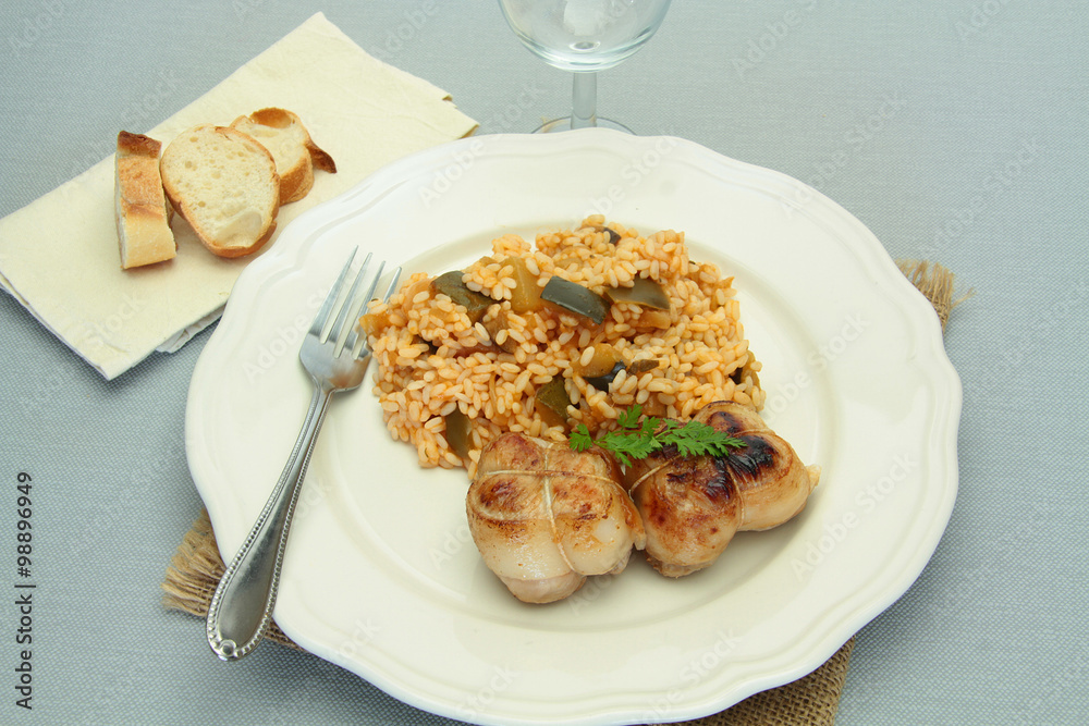paupiettes et riz 28122015 paupiettes et riz 28122015