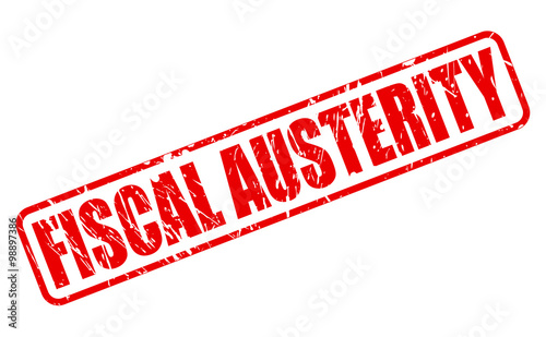 FISCAL AUSTERITY red stamp text