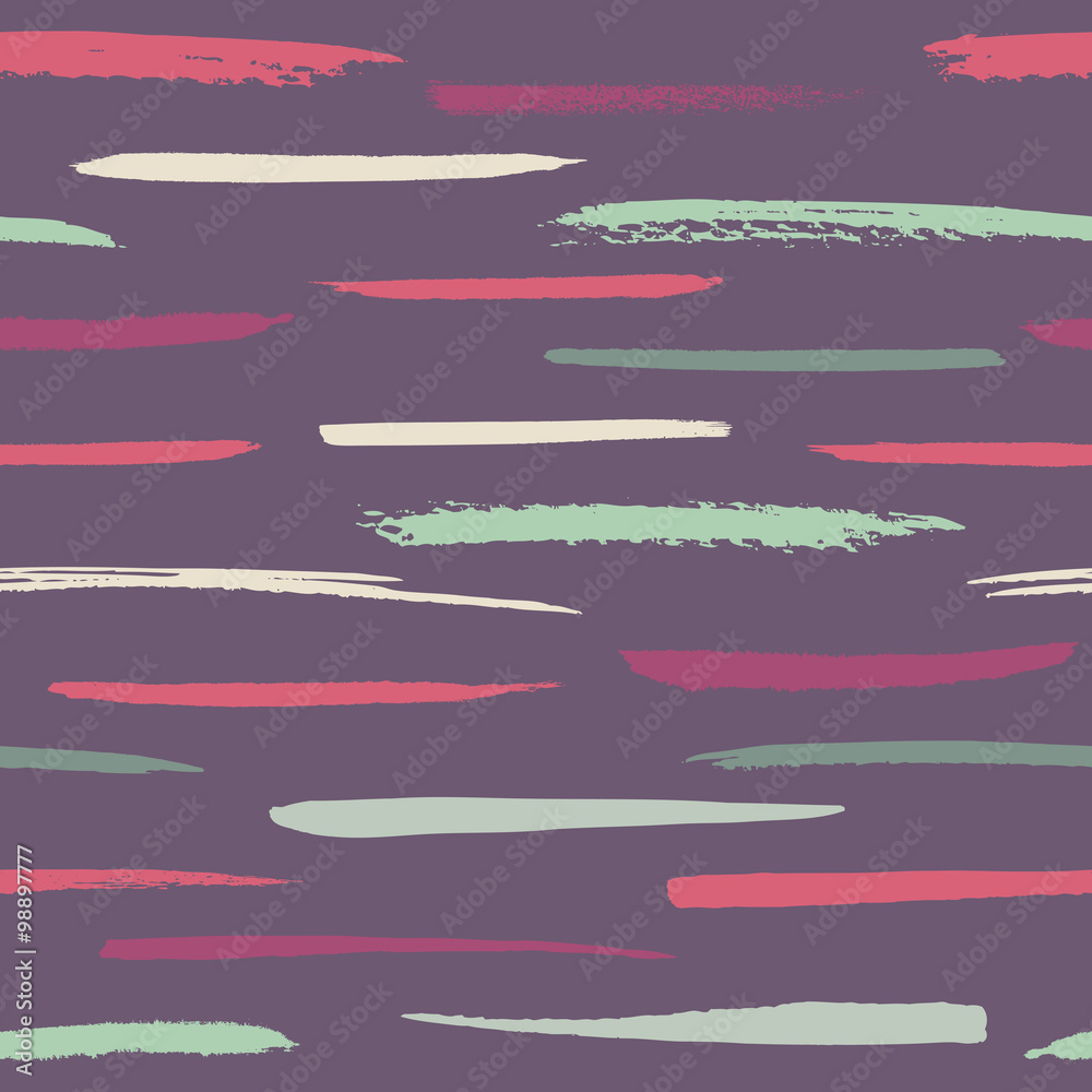 Obraz premium Seamless brush strokes pattern