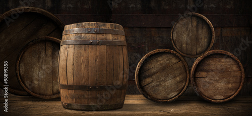 Tablou pe pânză background of barrel