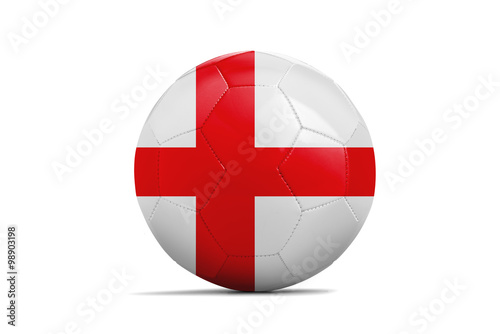 Soccer balls with team flags, Euro 2016. Group B, England