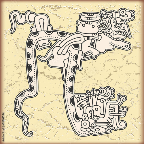 Ornament in style of the Maya