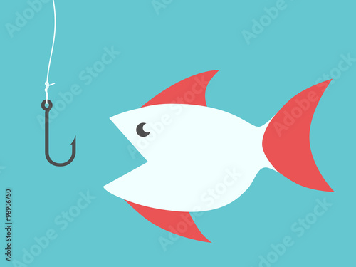 Fish and fishing hook