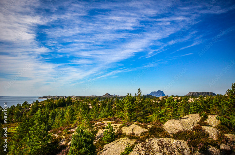 Norwegische Landschaft in der Region Sogn og Fjordane