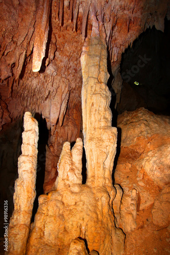 Cave landscape from one of the many caverns of Guajataca Forest Reserve Puerto Rico photo