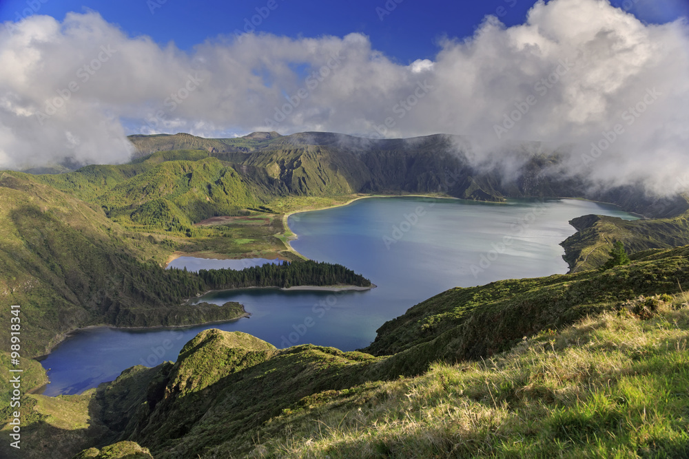 Lagoa do Fogo on San Miguel island of Azores