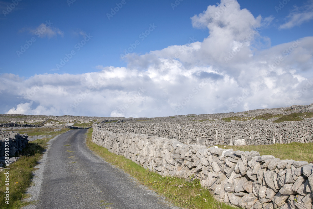 Open Road on Inishmore, Aran Islands