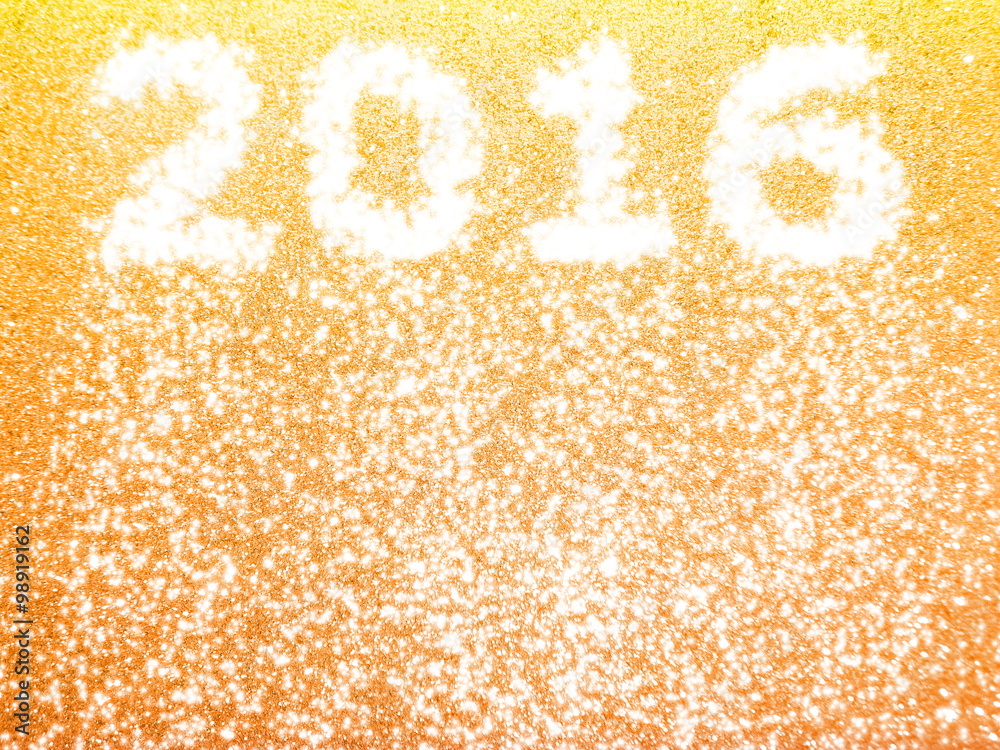 Shiny 2016 New Year numbers background, Perfect for Holiday Greeting Cards