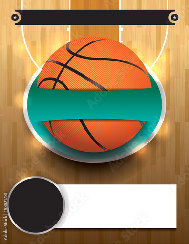 Vector Basketball Tournament Template