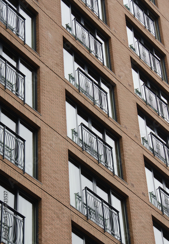 Modern walls in Gaslamp quarter