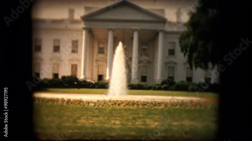 View of the White House in the mid 1960's photo