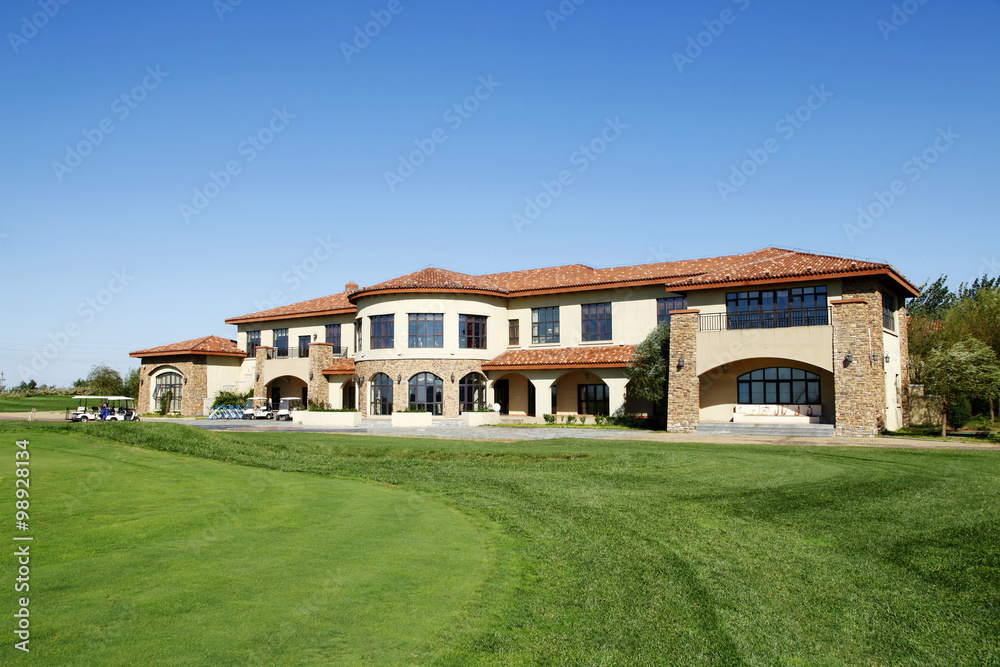 The golf course landscape The golf course landscape