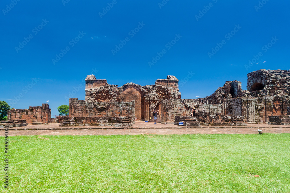 Jesuit mission ruins in Trinidad, Paraguay