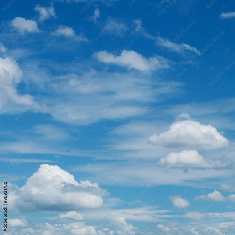 Obraz premium clouds and blue sky weather background