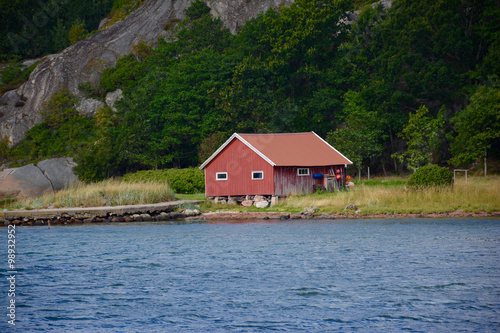 Schwedisches Haus am See