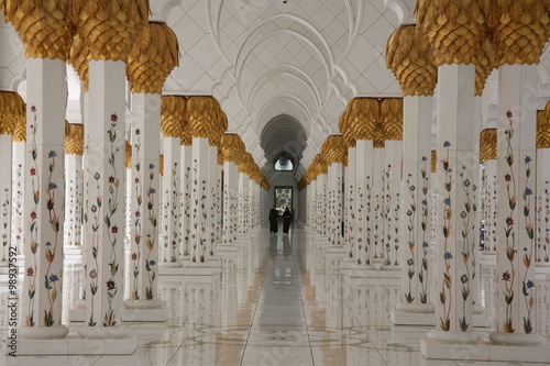Bild auf Leinwand Abu-Dhabi. Sheikh Zayed mosque