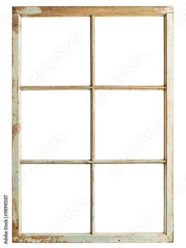 Old window frame