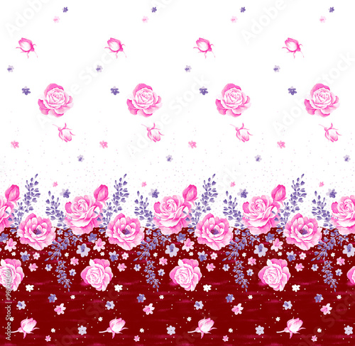 Vivid repeating map - For easy making seamless pattern use it for filling any contours