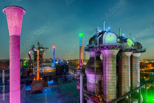 Landschaftspark Duisburg Nacht