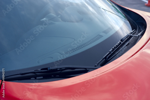 red car wipers