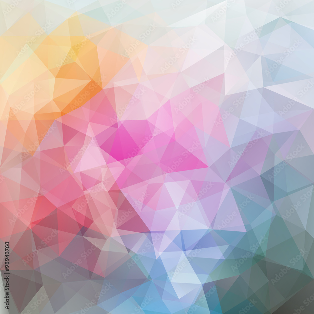 Abstract polygonal colourful background Abstract polygonal colourful background