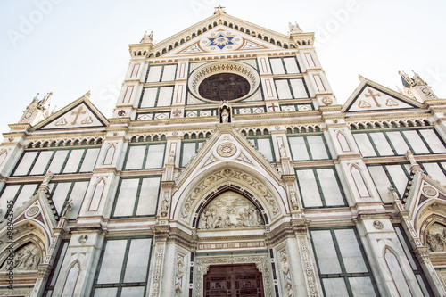 Basilica of Santa Croce, Florence, Italy photo