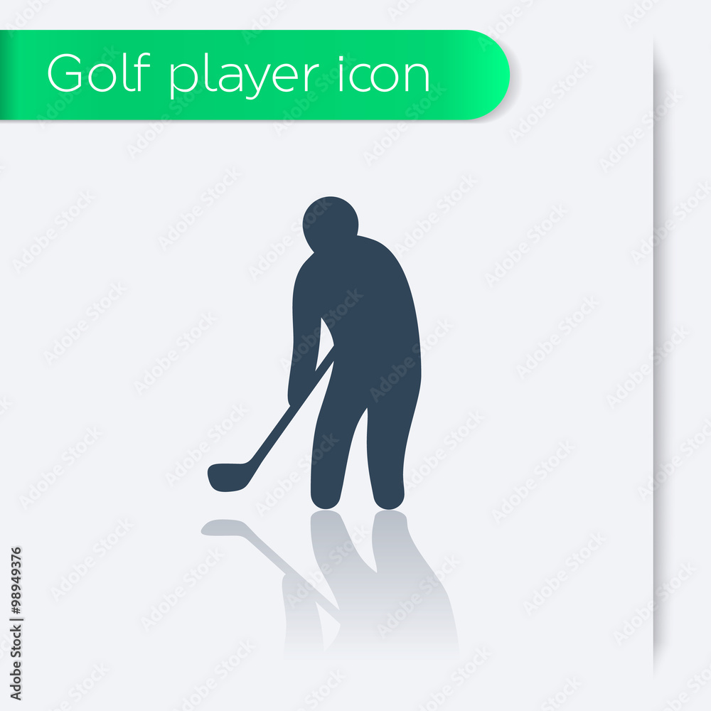 golf icon, golf player, golfer, vector illustration golf icon, golf player, golfer, vector illustration