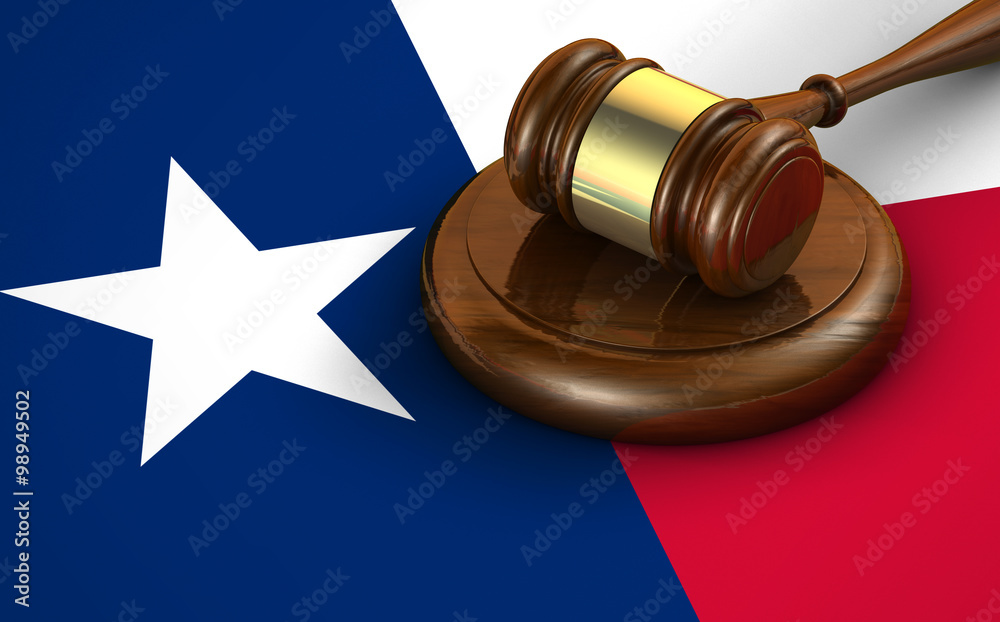 Texas Law Legal System Concept