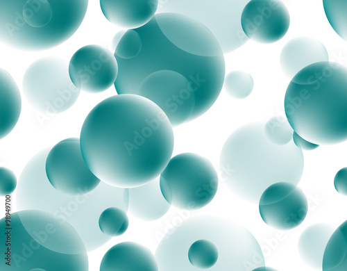 Seamless background of bubbles 