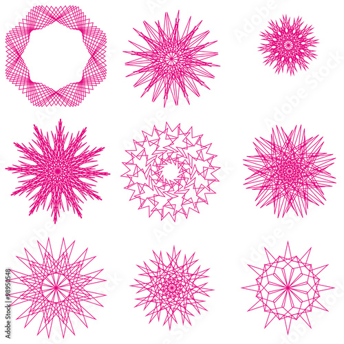 Geometric Circular Ornaments