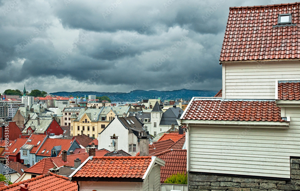 Old town of Bergen, Norway