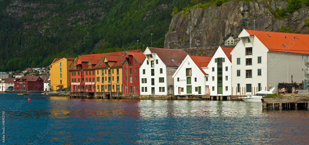Harbor of Bergen, Norway