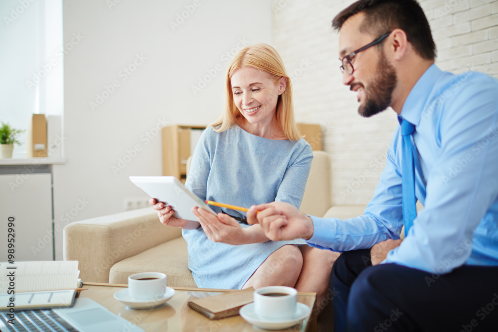 Working with touchpad