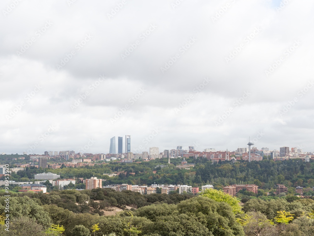 View of the capital of Spain