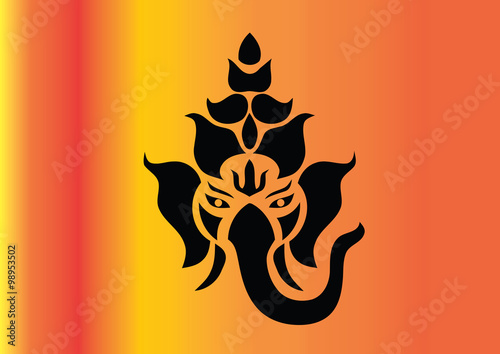 Ganesha vector.