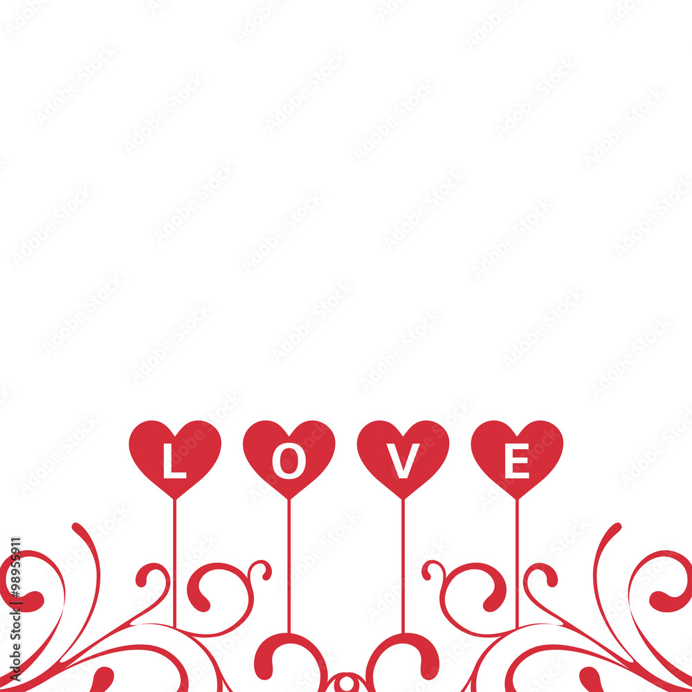 Lovely Valentine`s Day Design