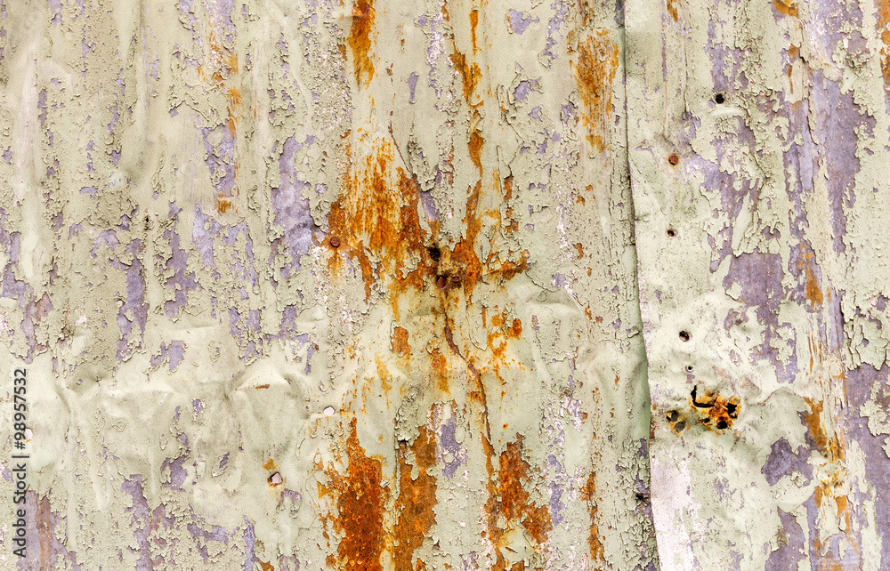 background texture of rusted steel