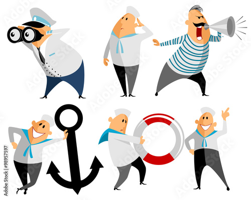 Six seamen set