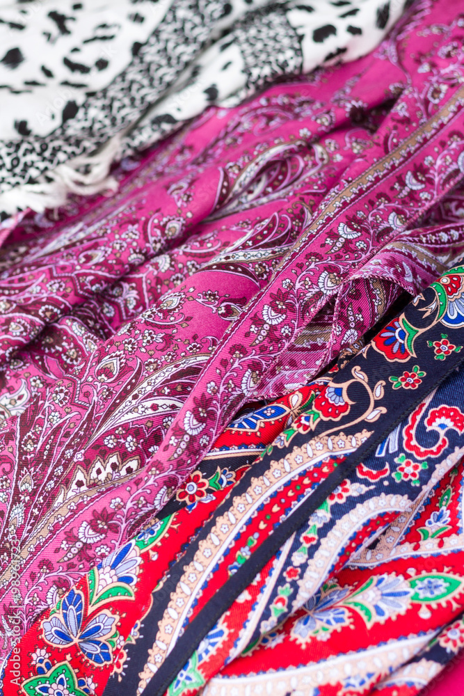 Detail of one ethnic embroidery Detail of one ethnic embroidery