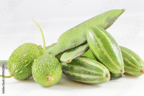 Flat Bean Spiny Gourd Pointed Gourd photo