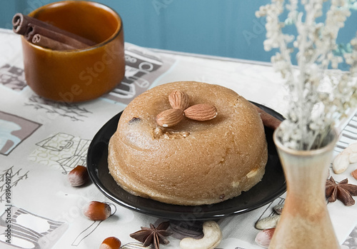 semolina halva, halvah, halava  photo