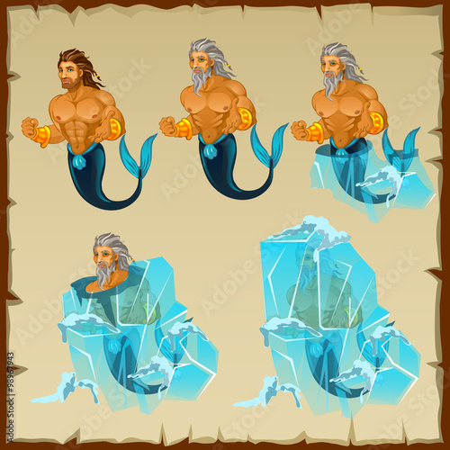 Triton fabulous resident of the magical underwater world