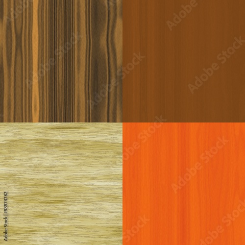 Set of wooden texture or background. Dark, Light