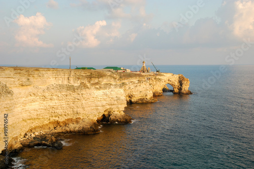 The coast of the peninsula Tarkhankut. Crimea.Atlesh photo