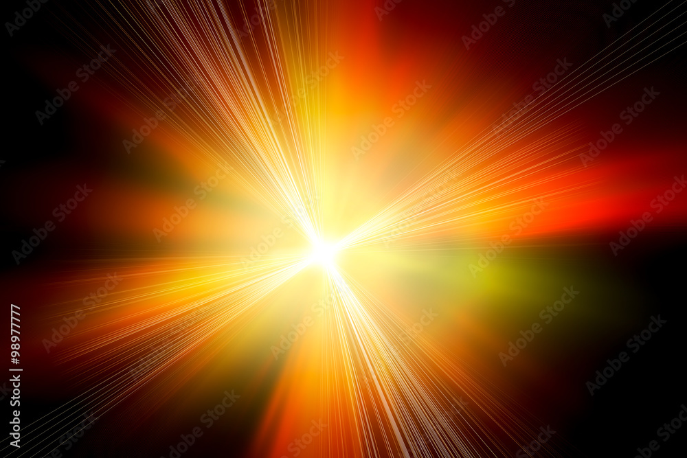 Abstract image of lighting flare.